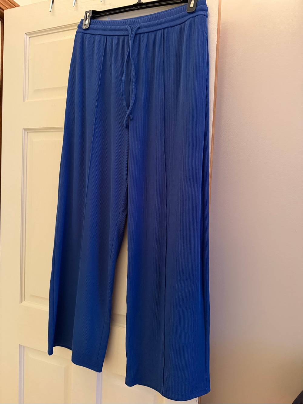 Amazon Wide-Leg Drawstring Pants in Royal Blue